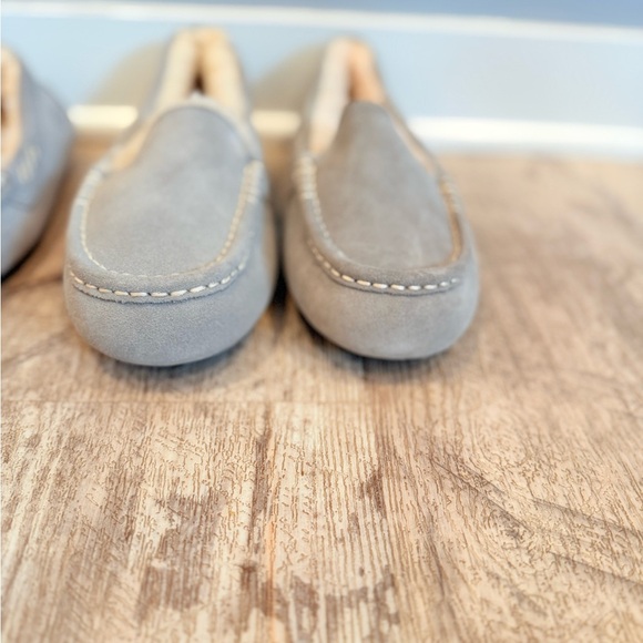 UGG Ainsley Slipper Gray Women's Slippers Suede & Shearling - Picture 8 of 15